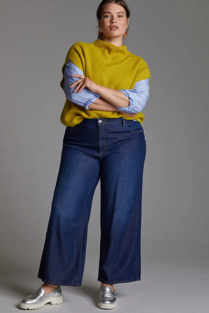 If you are looking for a few more plus size pairs of jeans, then you have to check out the newly launched Pilcro denim from Anthropologie! Sustainable, up through a size 26, and stylish? Sign us up!